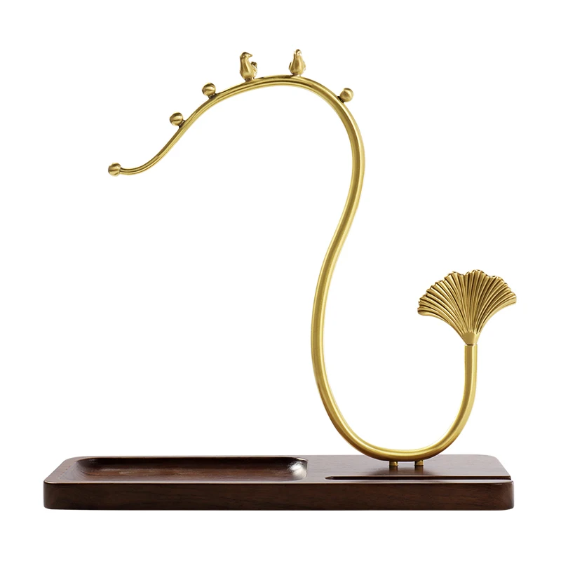

Ginkgo biloba jewelry storage display stand necklace desktop display hanger
