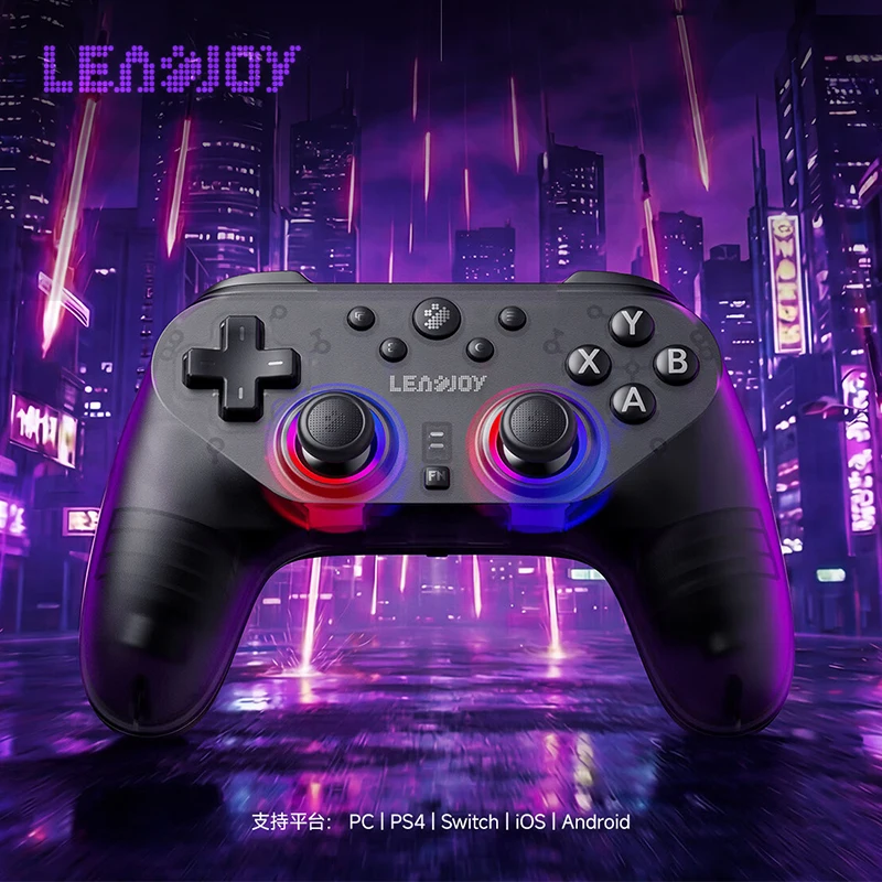 LEADJOY Saber Plus Wireless Gaming Controller TMR Joystick 1000Hz Polling Rate Dual Trigger Modes Gamepad