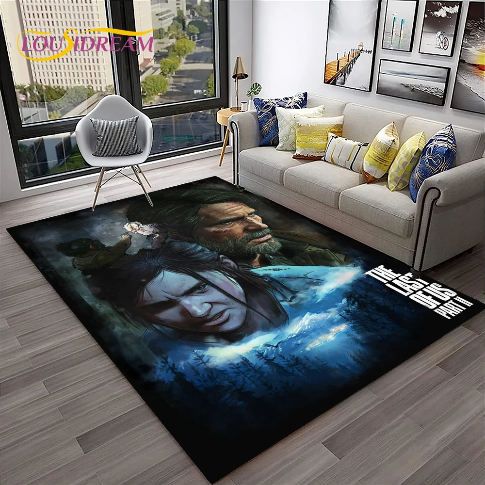 The Last of Us Horror Game Pedro TV Carpet Rug for Home Living Room Bedroom Sofa Doormat Decor,kids Area Rug Non-slip Floor Mat