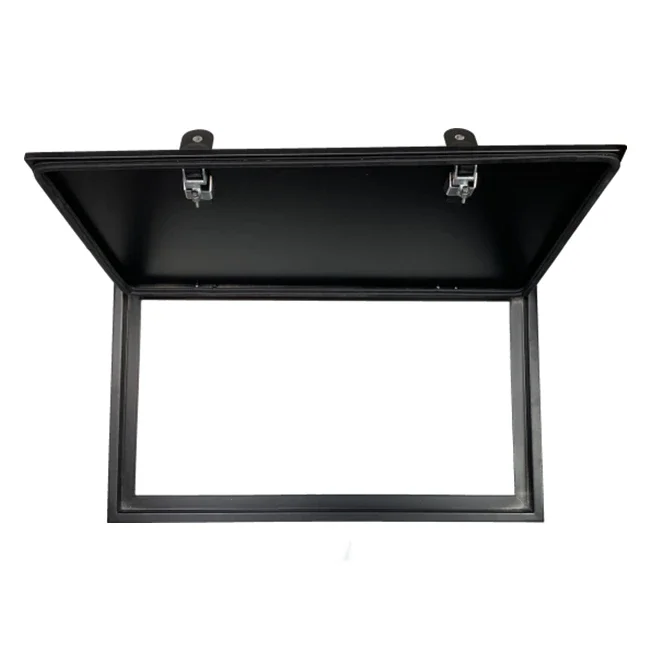 Tongfa Custom Size Aluminum Alloy Frame Luggage Off-road Rv Storage Doors
