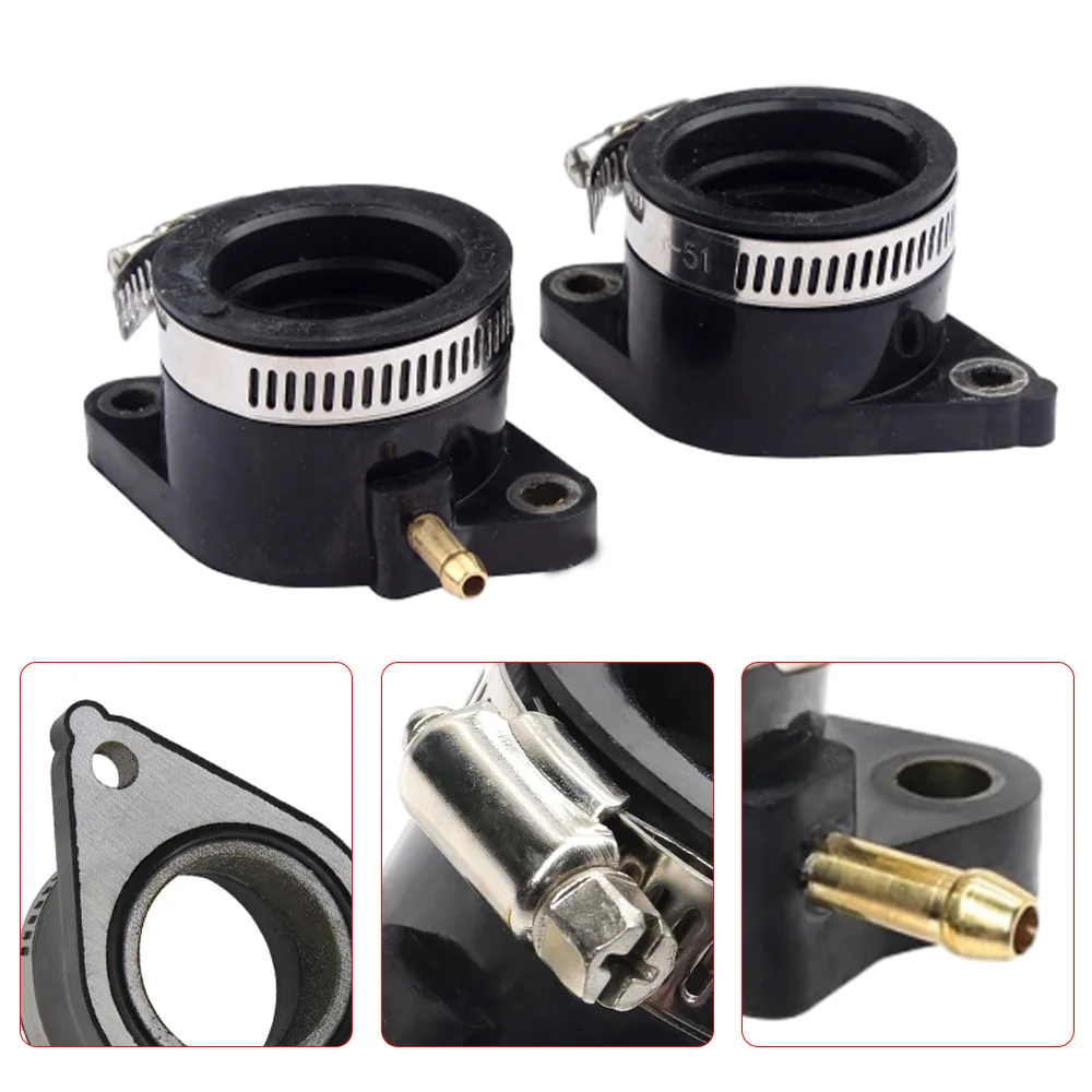 

For Yamaha TT600 1984-1986 XT600 1984-1995 Motorcycle Carburetor Intake Manifold Adapter Boot 43F-13586-01-00 43F-13596-01-00