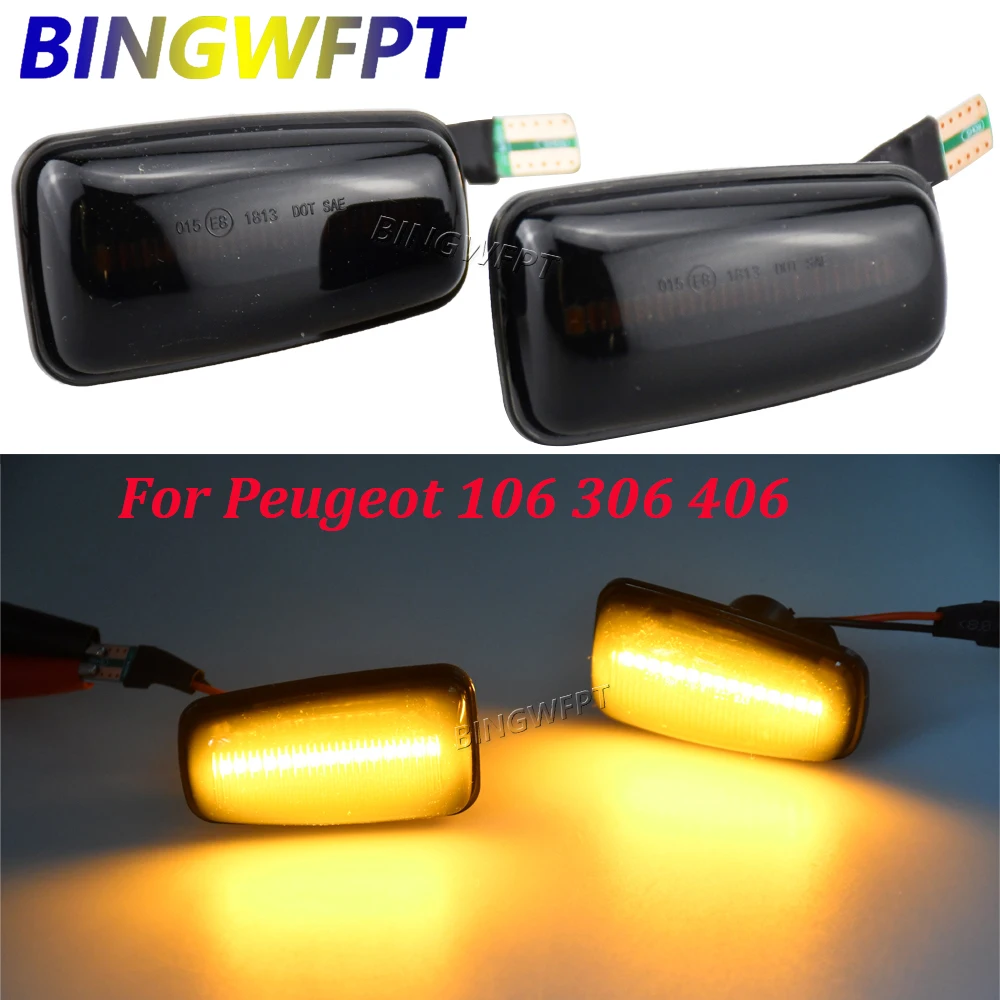 

2 шт. динамические светодиодные боковые указатели поворота для Citroen Jumpy, Saxo, Xantia, XM, ZX; для Peugeot 106, 406, 306, EXPERT, PARTNER