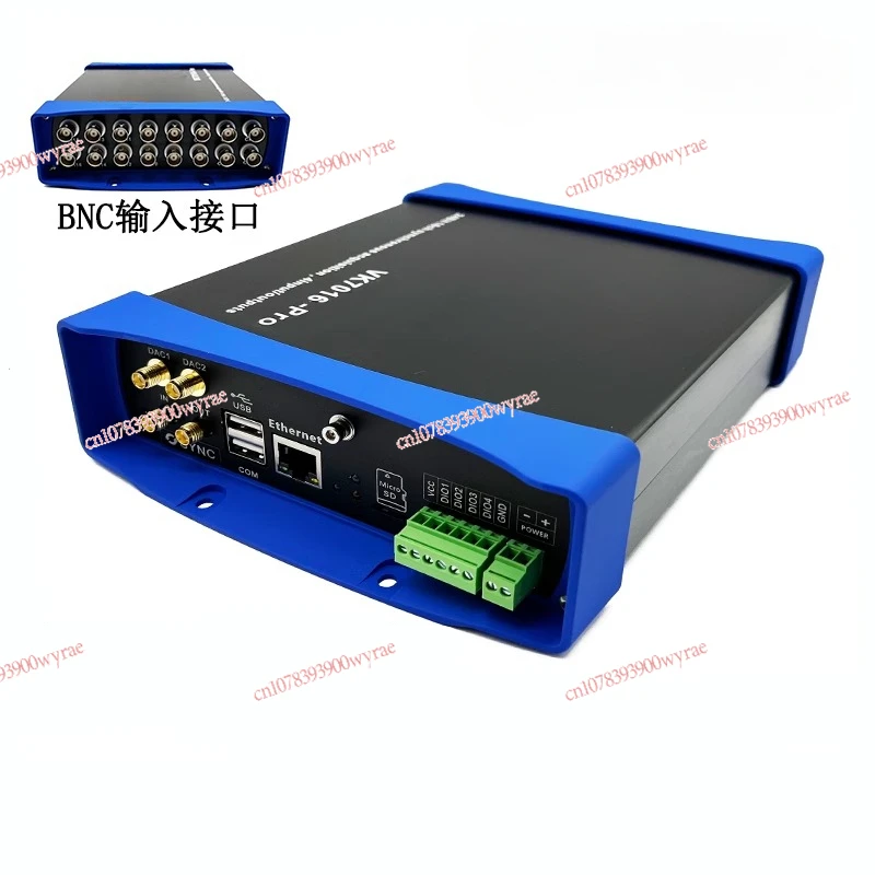 VK7016 Ethernet/USB data collection card 24-bit 16-channel 256K synchronous sampling uV stage