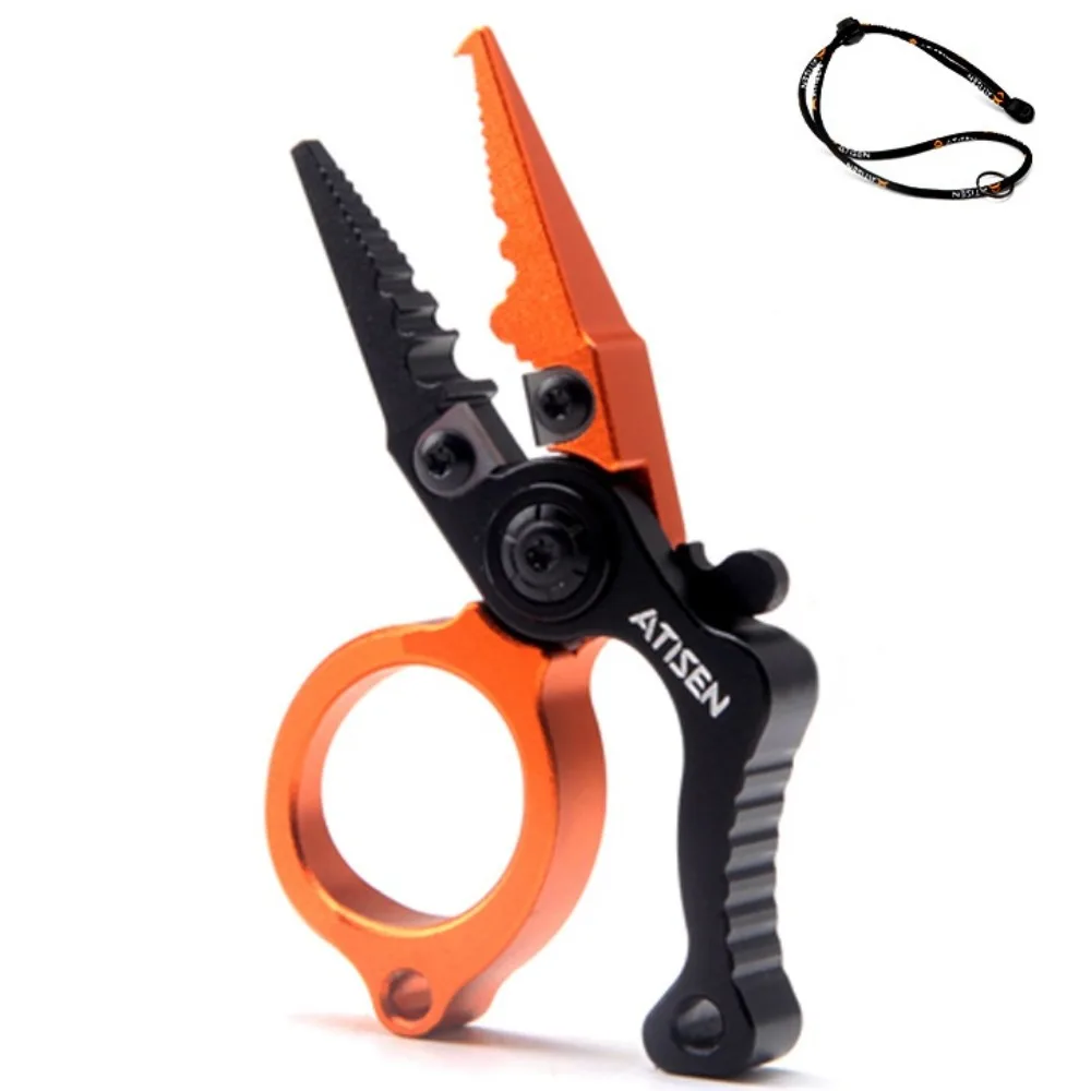 

Hook Remover Fishing Pliers Line Cutter Aluminum Alloy Mini Lure Pliers Tie Fishook Tungsten Steel Ring Openers Pliers