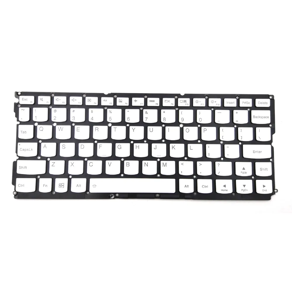 New Laptop Keyboard for Lenovo Yoga 900S-12ISK Type 80ML Silver With Backlit Without Frame