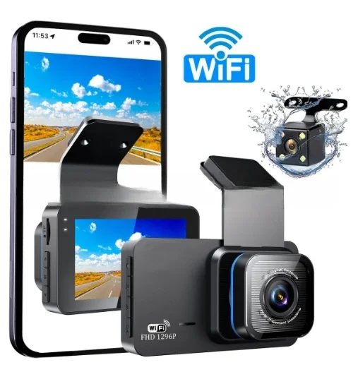 

1080P HD cloud driving recorder with Smart Sense Parking Roadwatch Front or Rear dash cam OR sensor car accessories