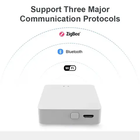 Tuya 다중 모드 ZigBee Bluetooth 게이트웨이 허브 무선 스마트 가전 원격 컨트롤러 브리지 지원 Alexa Google 홈