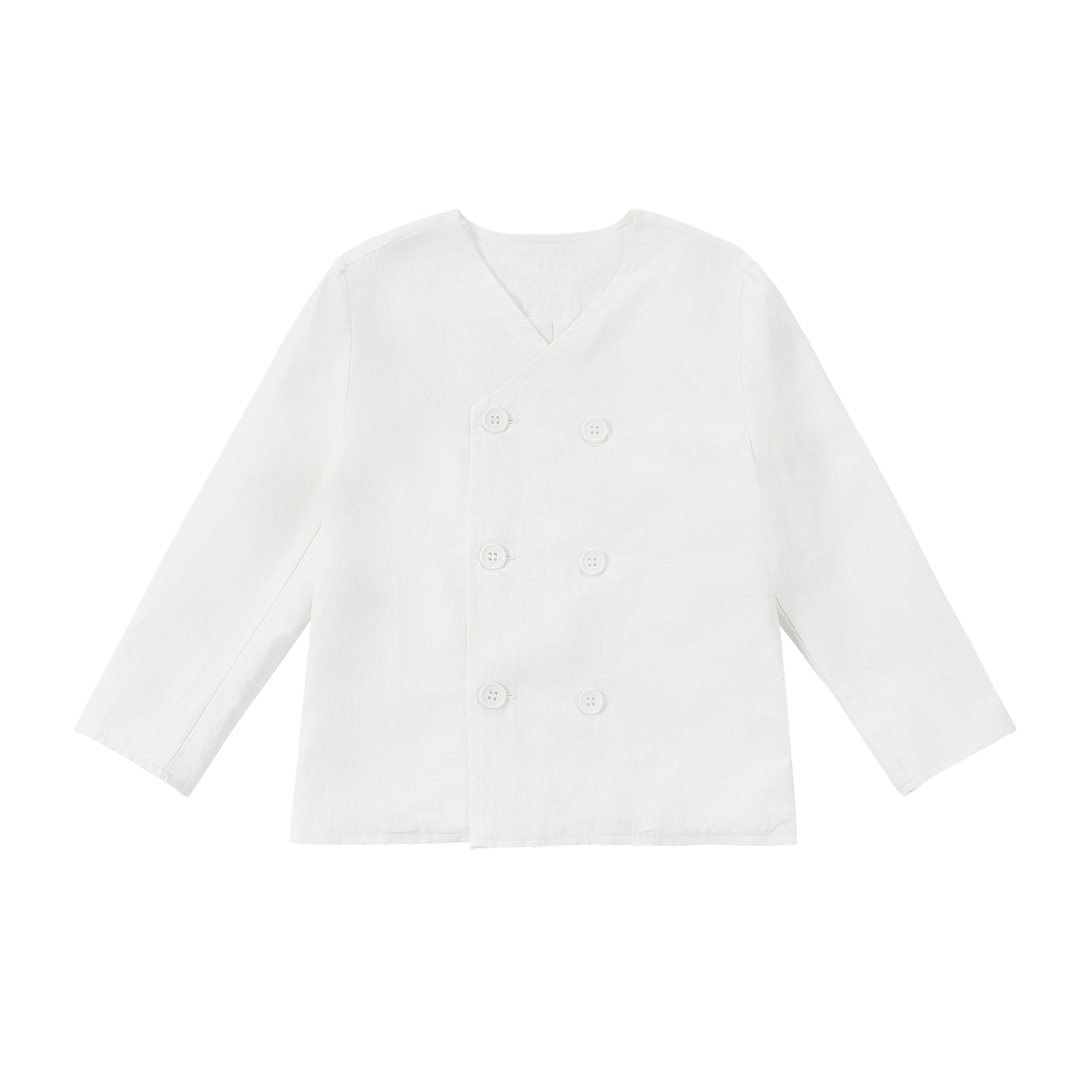 Buttercup Collection – White Linen Blazer
