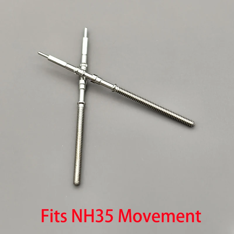 2PCS/4PCS NH35 NH36 Movement Crown Stem Fits NH35 NH36 NH38 NH39 Japan Automatic Mechanical Movement Stem Replace Parts