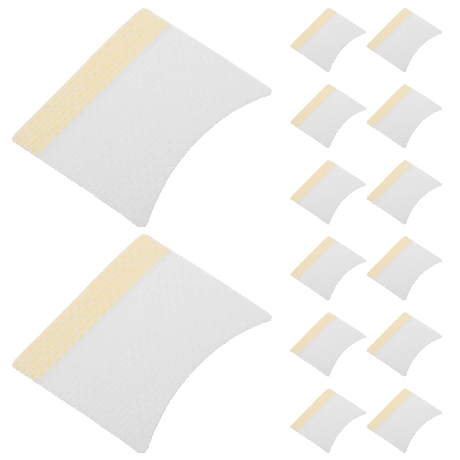 40 pièces dissolvant d'extension de cils carrés en coton non pelucheux pour le visage élimination du maquillage des yeux tampons de nettoyage du visage tampons de coton