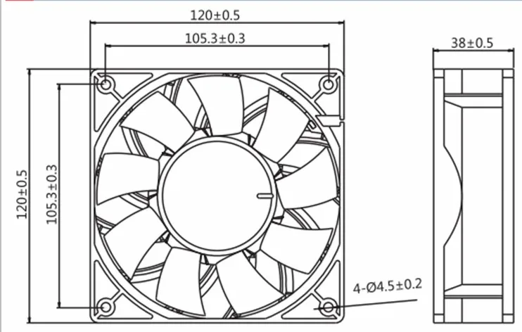 NEW ORIGINAL FFB1224XHE 24V 3.9A 12038 120*120*38mm 12cm COOLING FAN RADIATOR