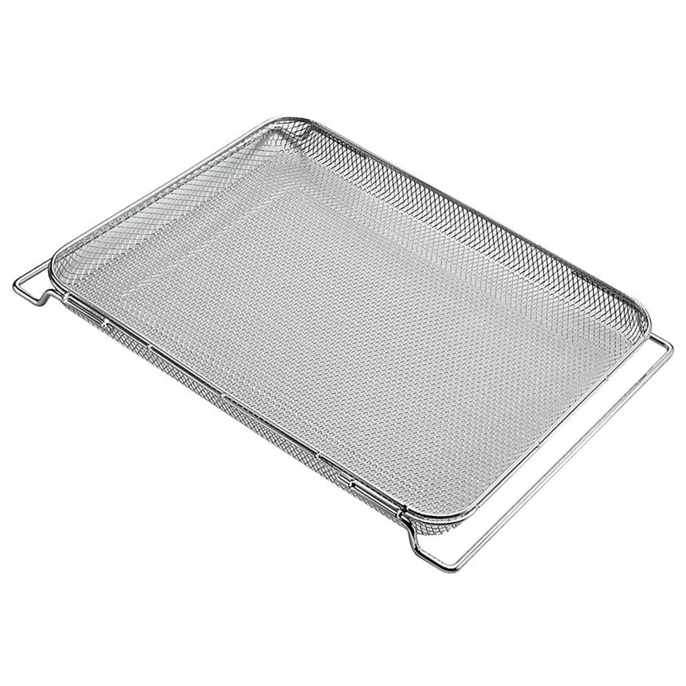 

Stainless Steel Air Fryer Basket Accessory Stainless Steel Basket Silver Air Fryer Basket Convection Technology