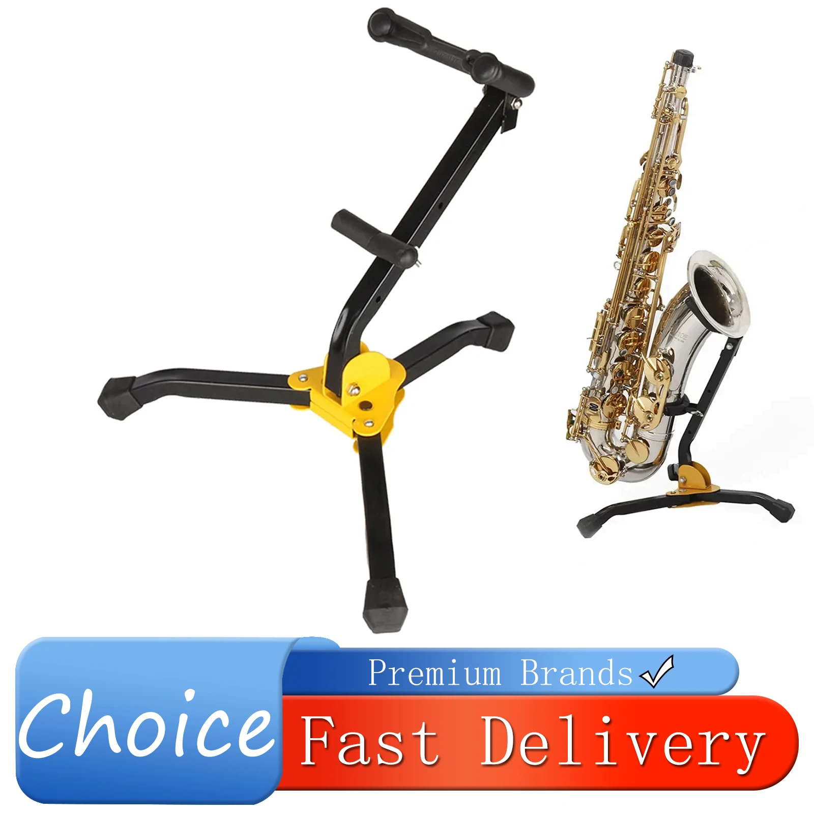 

SLADE Alto Saxophone Stand Foldable Woodwind Instrument Accessories Tripod Holder Portable Metal Floor Bracket Alto Sax Parts