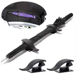2PCS Car Seat Back Hook Multi-purpose Trunk Umbrella Holder Car Umbrella Fixing Bracket Car Seat Back Hook Car Interior Storage