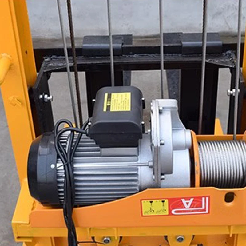 Electric forklift 1T/2T loading and unloading stacker Lifting push 1.6M stacker 220V micro electric hoist