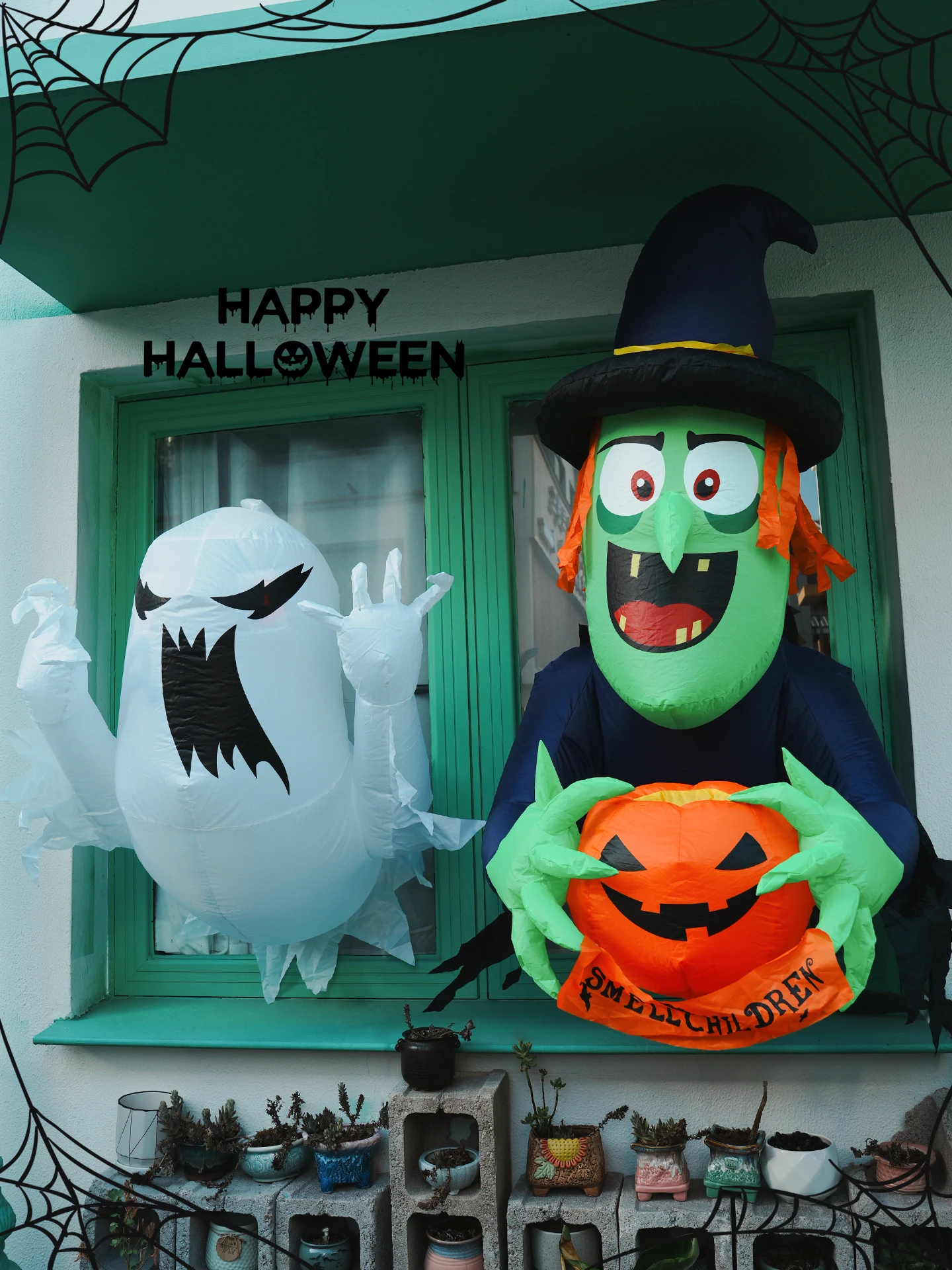 Halloween decoration luminous pumpkin lamp props door store scene arrangement bar outdoor atmosphere theme pendant