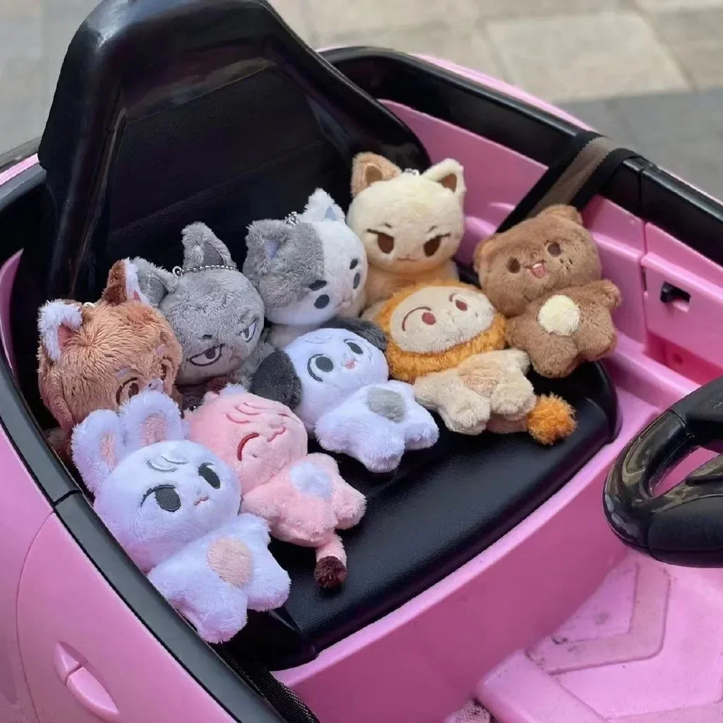 Kpop Idol 127 Haezelchan MARK Jungwoo JaeHyun Pet Cafe Animal Doll Key Ring Plush Doll Stuffed Keychains