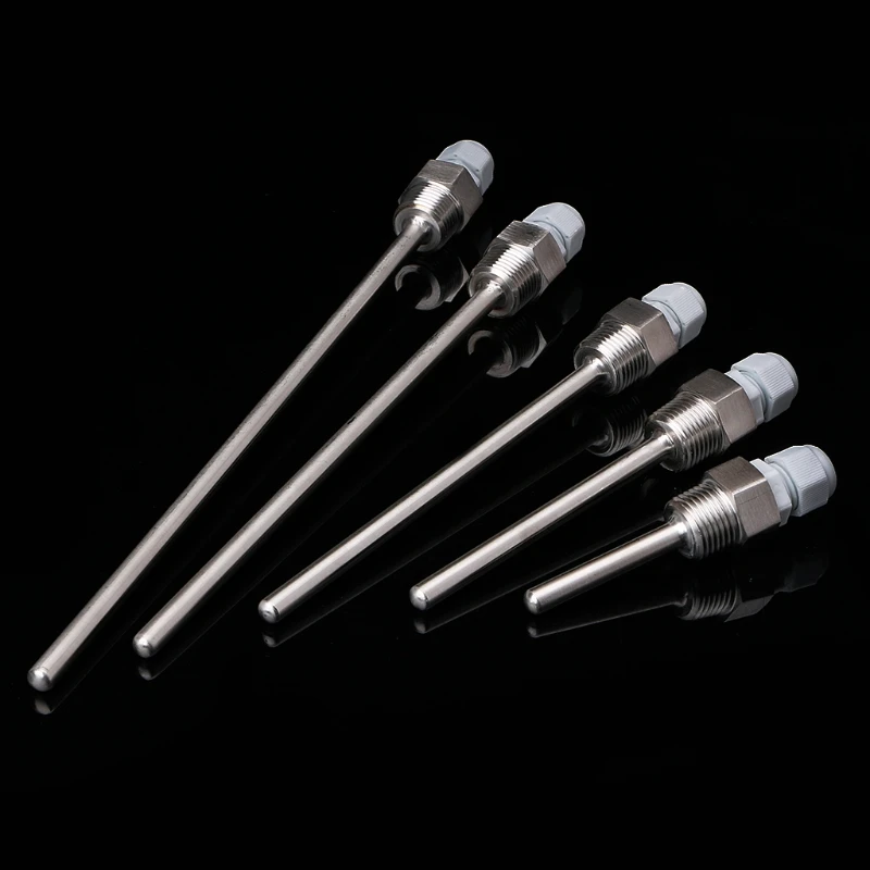 Compact Temperature 50/100/150/200/250mm Stainless Steel thermowell NPT Thread for Temperature Sensors