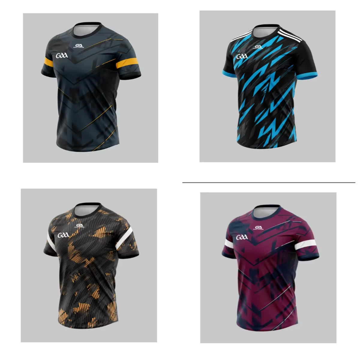 

2025 Summer Hot-selling 3D Printed Color Football Jersey Outdoor Leisure Training Breathable Quick-drying Sports Fitness T-shirt