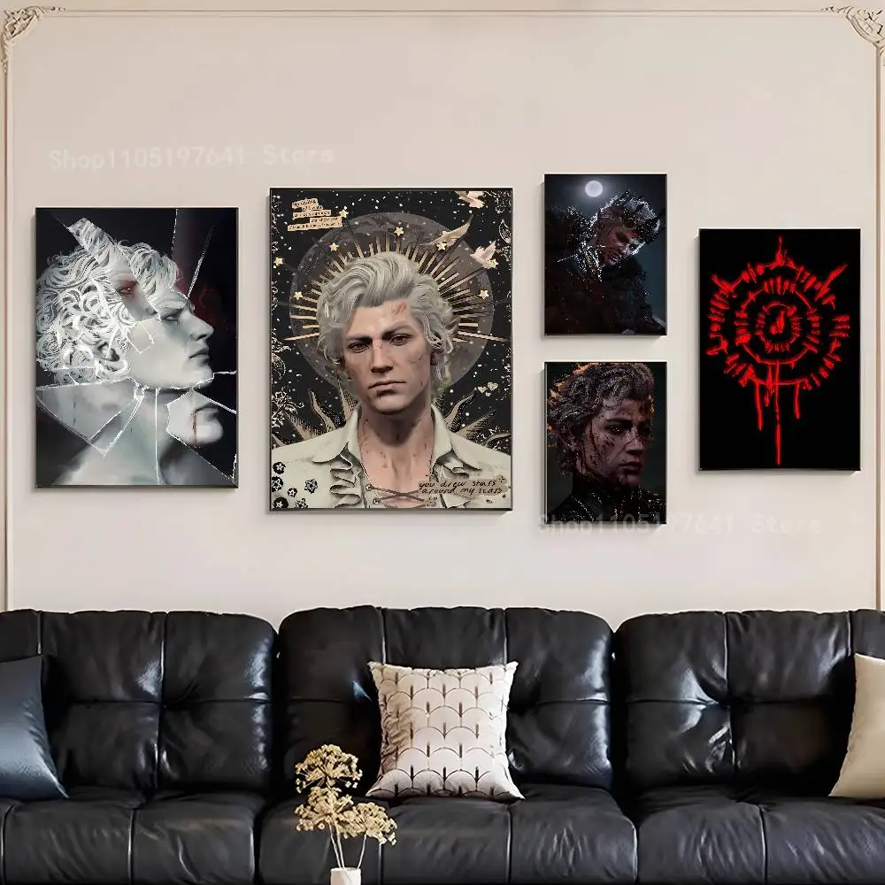 Astarion B-BaldurS G-Gate 3 Poster Prints Wall Art Picture Painting Living Room Restaurant Bar Large Dec Sticker