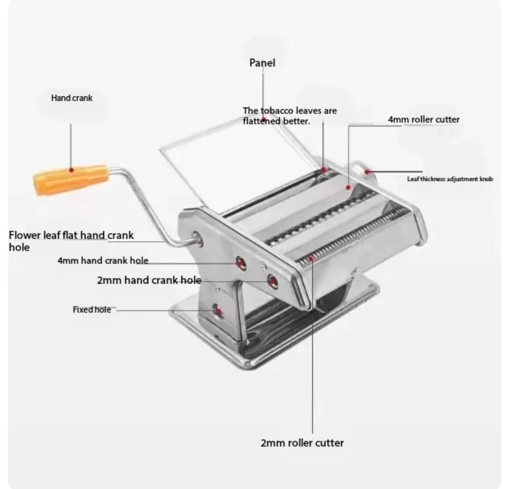 cutting machine 1mm ultra-fine hand-crank household roller mini Plant Fiber Cutter Leaf Shredder
