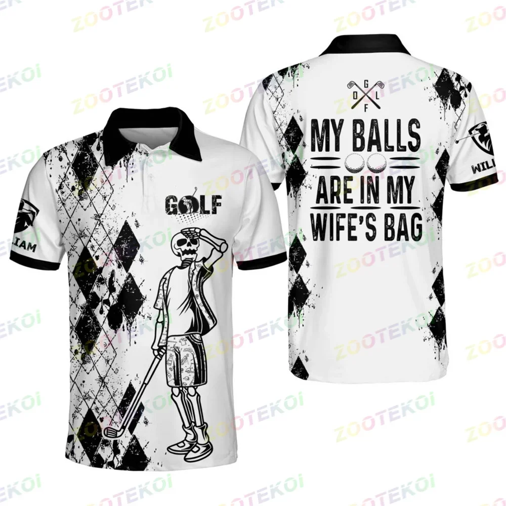 Funny Golf Shirts For Men Golf Shirts Short Sleeve Polo Dry Fit It Takes A Lot Of Balls To Play Golf Personalized Crazy Polo