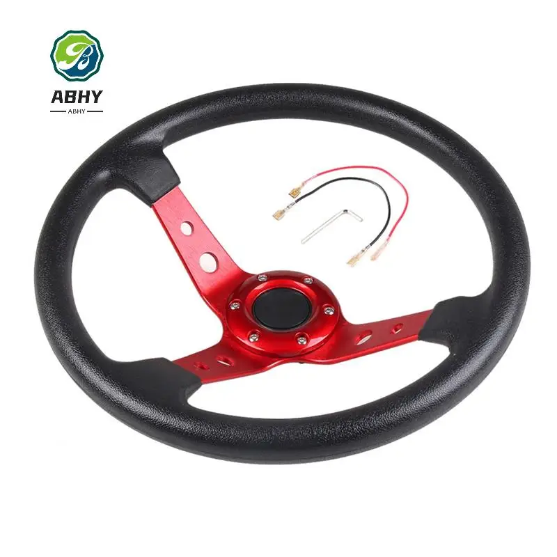 

ABHY-For Logitech G29 G920 G923 Racing Game, Racing Steering Wheel Gaming Steering Wheel Universal , 14 Inch 350Mm