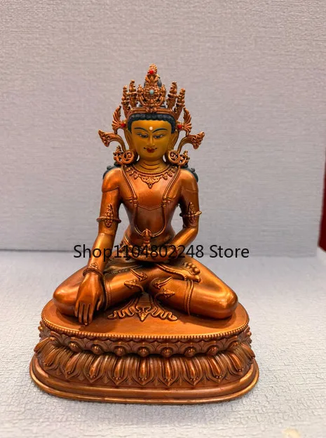15CM Tibet Aksobhya Buddha Copper Statue