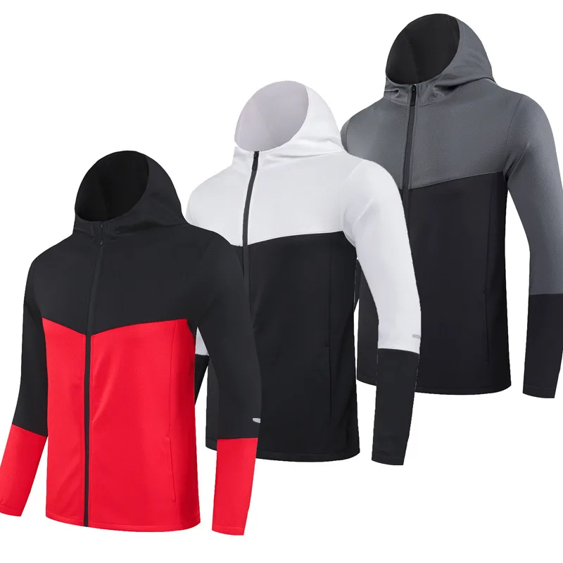 

High Quality Jogging Sport Hoodies for Men Fitness Top Brand Jacket Gym Running Sportswear Thick Coat Keep Warm and Windproof