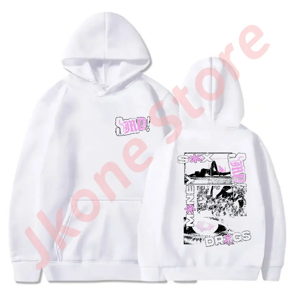 Lucki SMD Hoodies Rapper Tour Logo Merch Women Men Fashion Casual HipHop Style Streetwear Sweatshirts