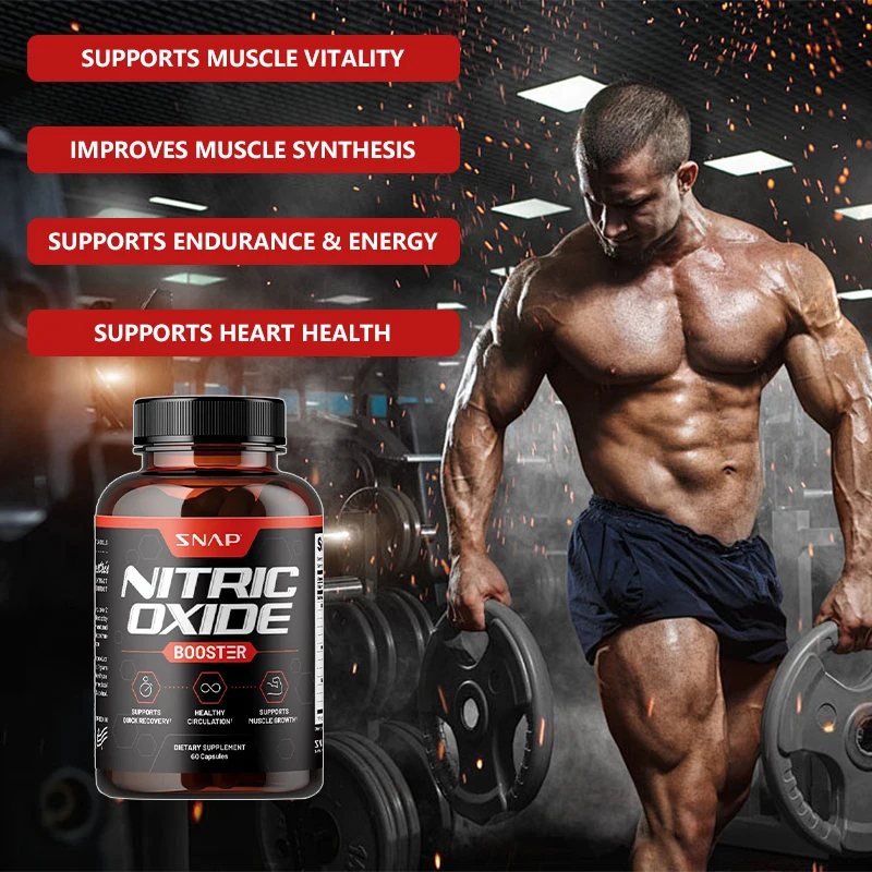 Male Enhancement Supplements - Pre-Workout, Muscle Building, Endurance Support, Heart Health, Circulation