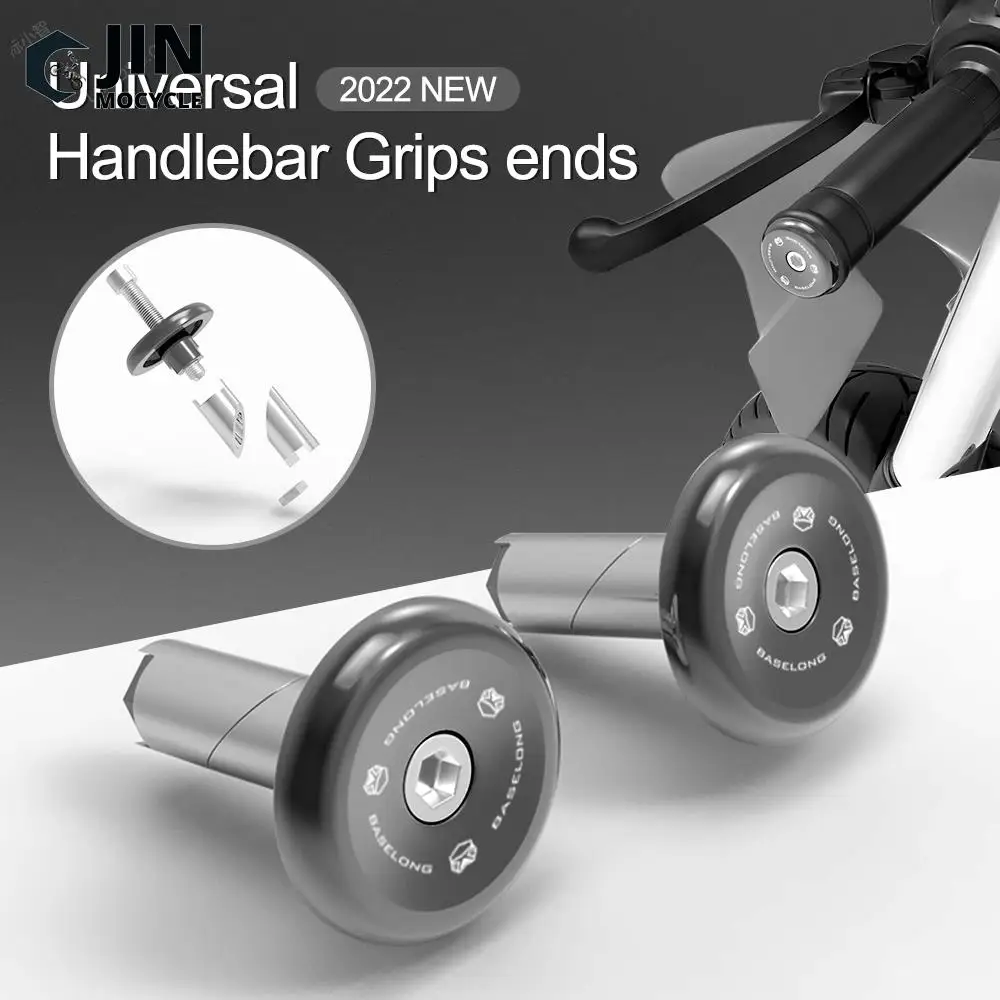 

New Handle Bar End Handlebar Grips ends Cap Plug Slider For Honda Yamaha Suzuki Kawasaki Aprilia BMW Beta GasGas Motorcycle Part