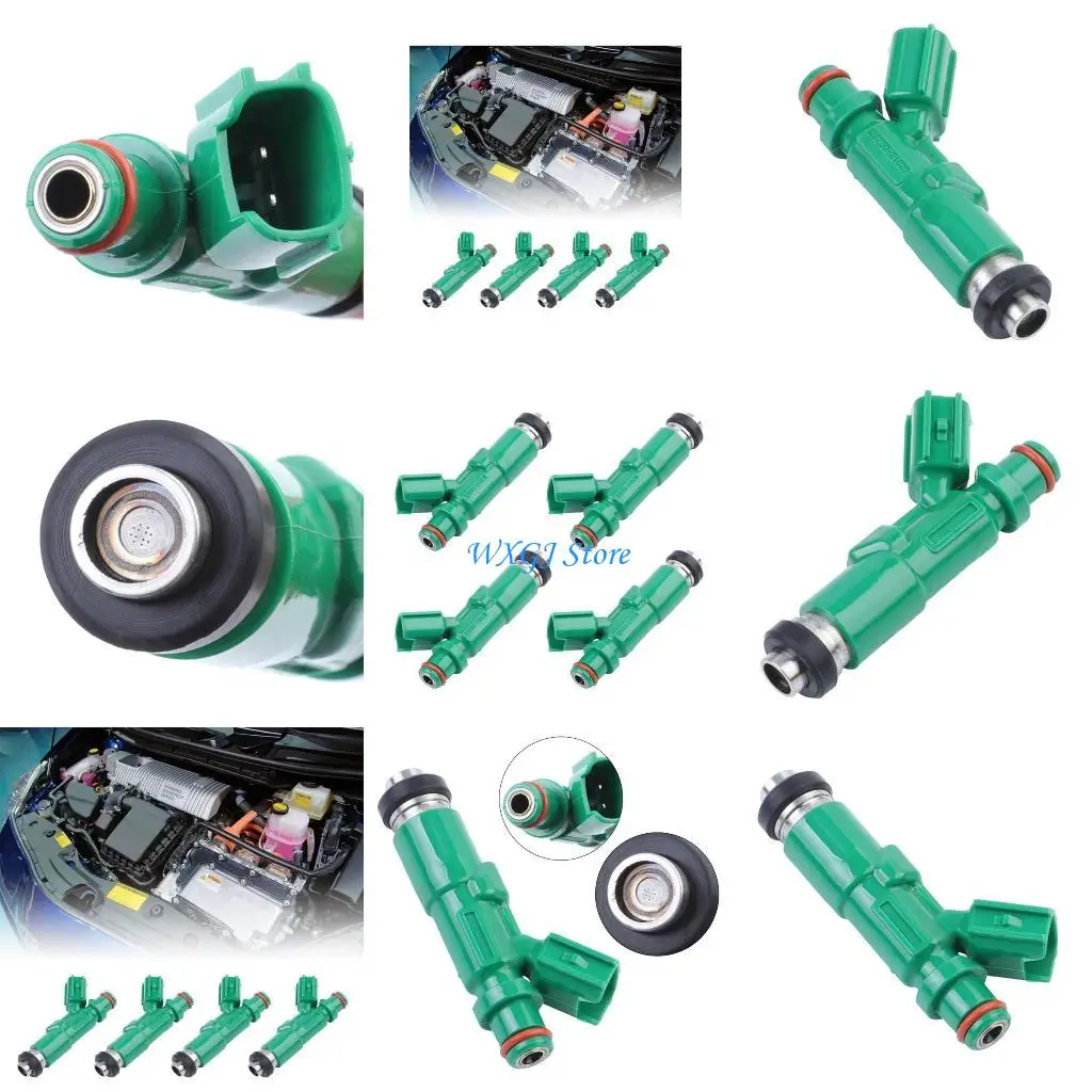 

37JE 4pcs Топливного форсунки Адаптер форсунок для 23250210202