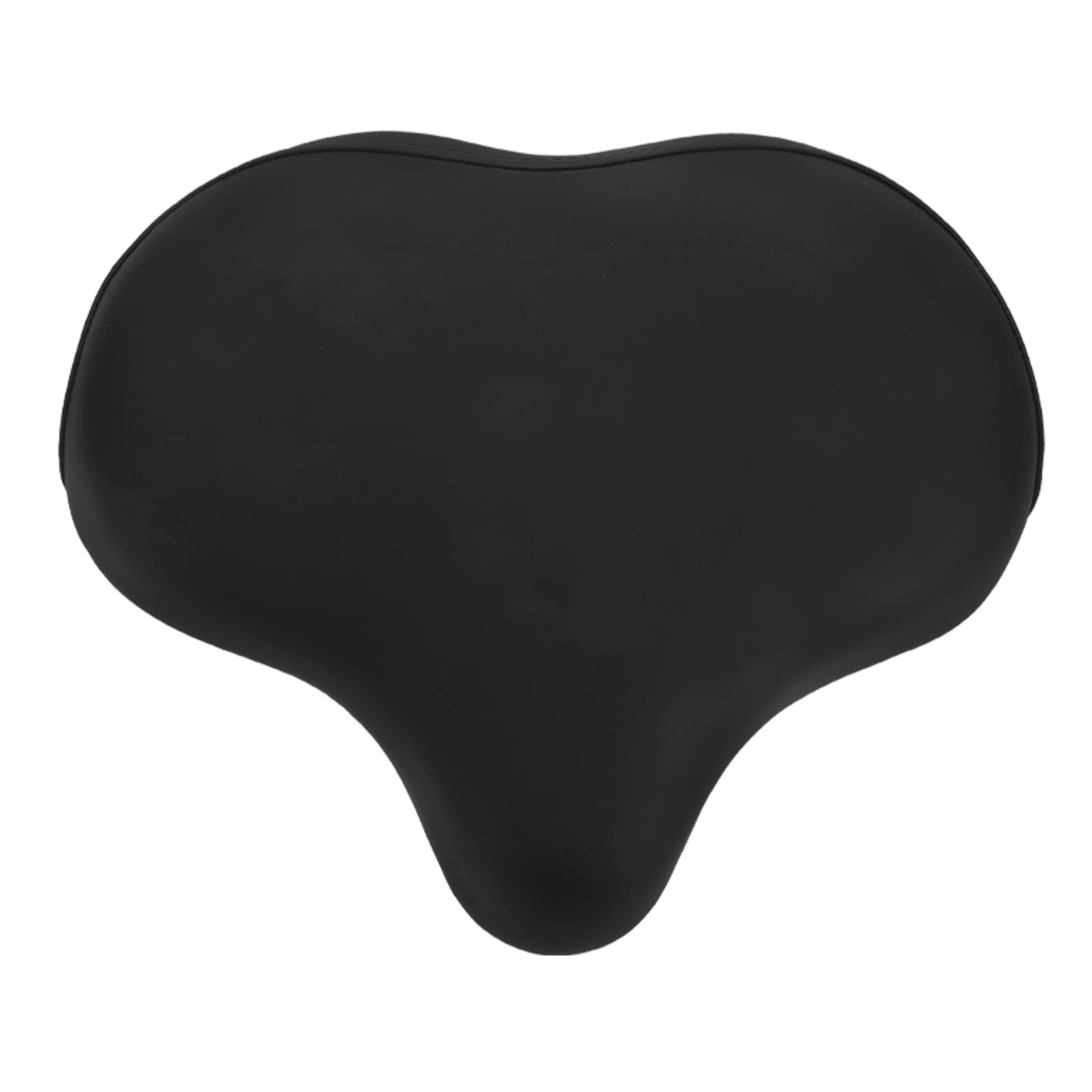 

1pc Wide Comfortable Exercise Bike Seat Pad Ergonomic Padded Cushion For Stationary Fitness Home Workout Durable Pu Sponge