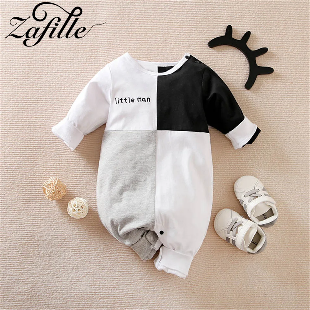 ZAFILLE Men\'s Baby Clothes For Newborns Boys Baseball Team Sport Jersey Baby\'s Rompers Letter Overalls For Kids Boys Jumpsuit