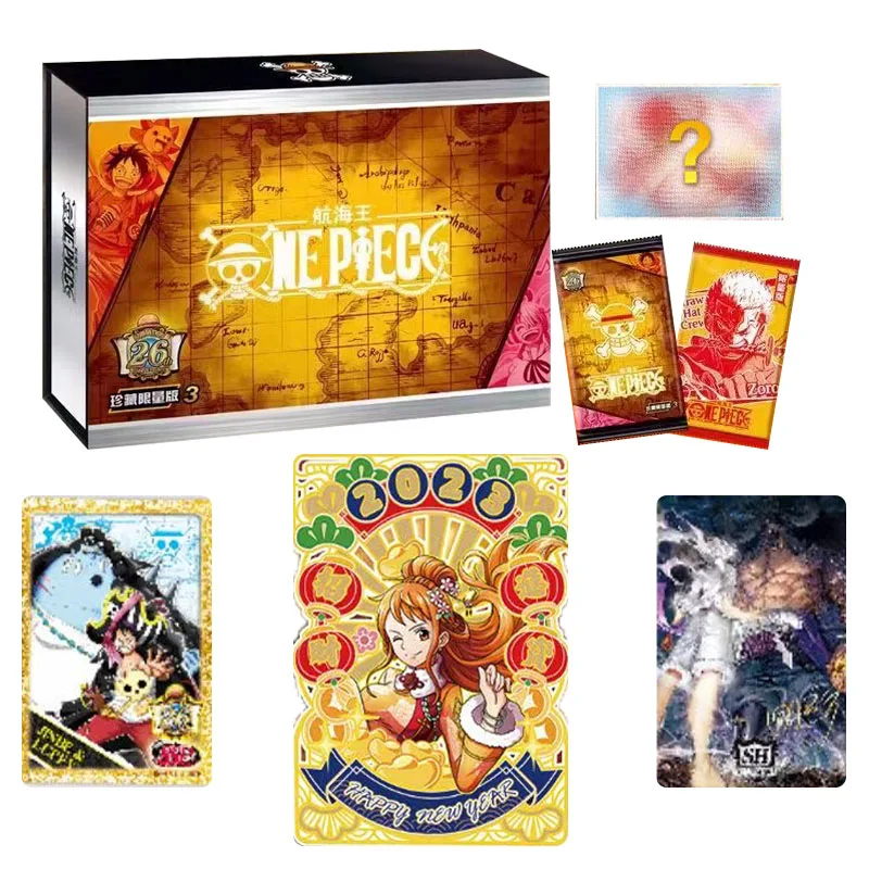 Luffy Collection Card Like Booster Box Rare Anime Playing Game Cards