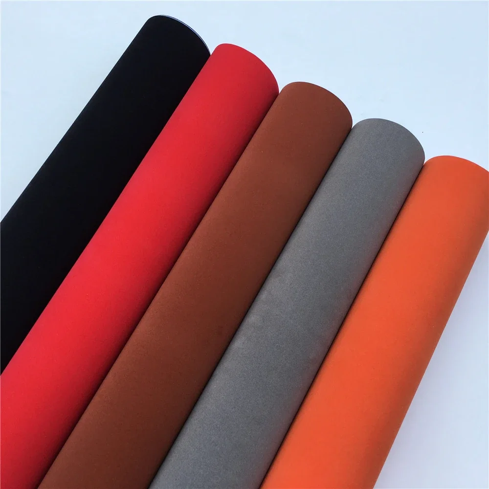 Suede Film Velvet Fabric Vinyl Car Wraps Film Bubble Free For Vehicle Decal Console Computer Cover