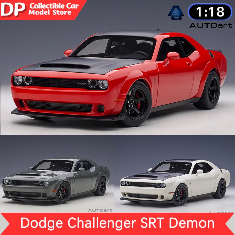 

1:18 AUTOart Dodge Challenger SRT Demon (Destroyer Grey/ TorRed etc) Alloy Car Model Collectible Car Model Metal Diecast