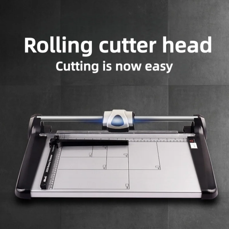 A4 Paper Cutter Knife Photography Roller Knife Thick Leather Graphic Printing Precise Edge Cutting Machine Paper Trimmer