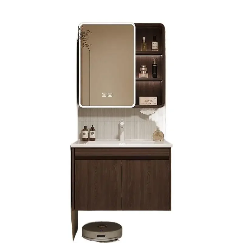 مجموعة حمام الغرور ذات العرض المباشر من المصنع مع مجموعة خزانة حمام مرآة بالوعة #5