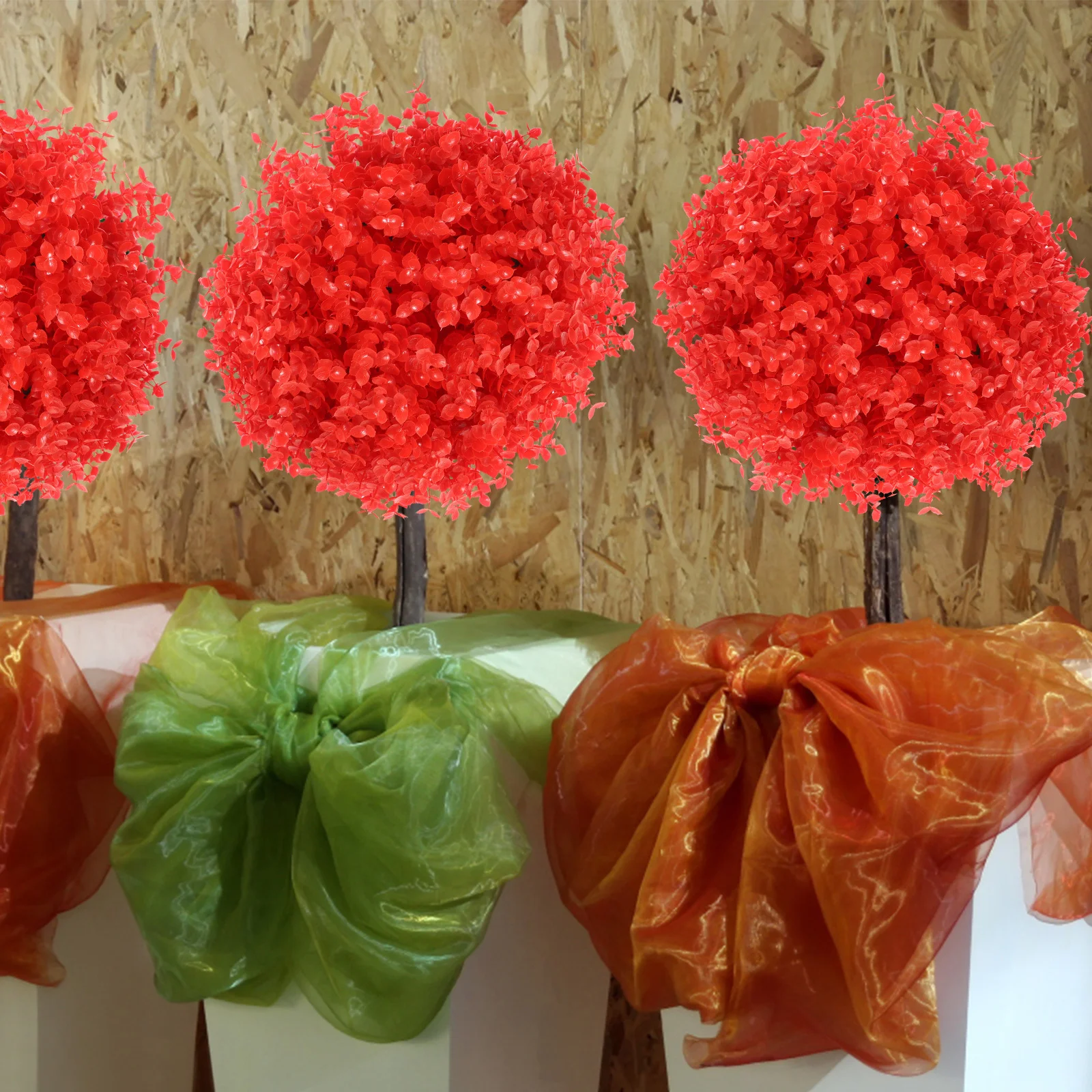

Artificial Hanging Topiary Ball Grass Ball Decorative Ceiling Pendant Vivid Fake Plant Balls for Porch Balcony