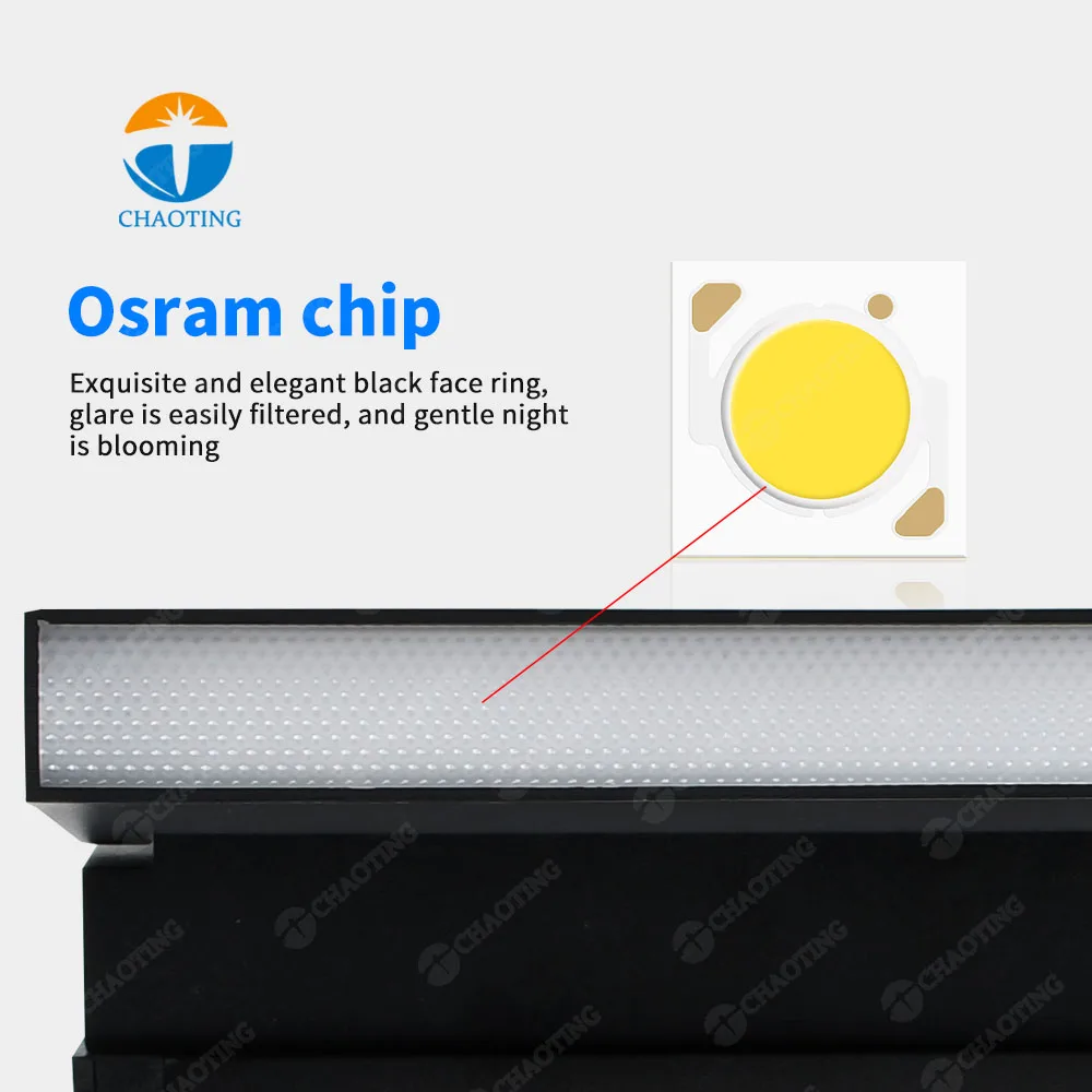 Proiettore pieghevole a LED con binario magnetico regolabile intelligente per interni, decorazioni per la casa/negozio, lampada lineare da incasso con approvazione CE