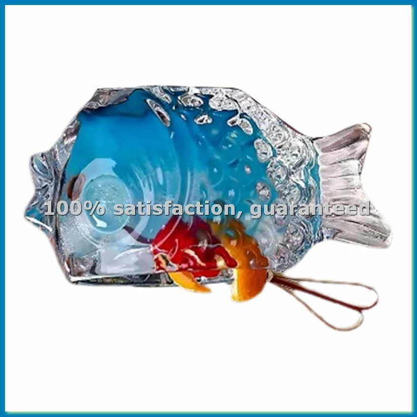 

Прозрачный стакан для коктейлей в форме рыбы, толстый, прочный, для вечеринок, для смузи, чаша, кружка для холодных напитков - ABYS