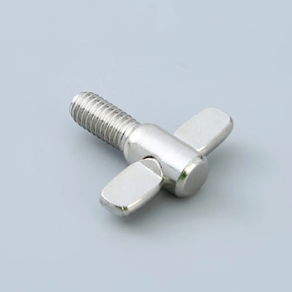 

6pcs Drum Cymbal Stand Wing Screw Percussion Instrument Wing Screws Cymbal Repairing Tool Drum Fastener Metal Cymbal M6 Screws