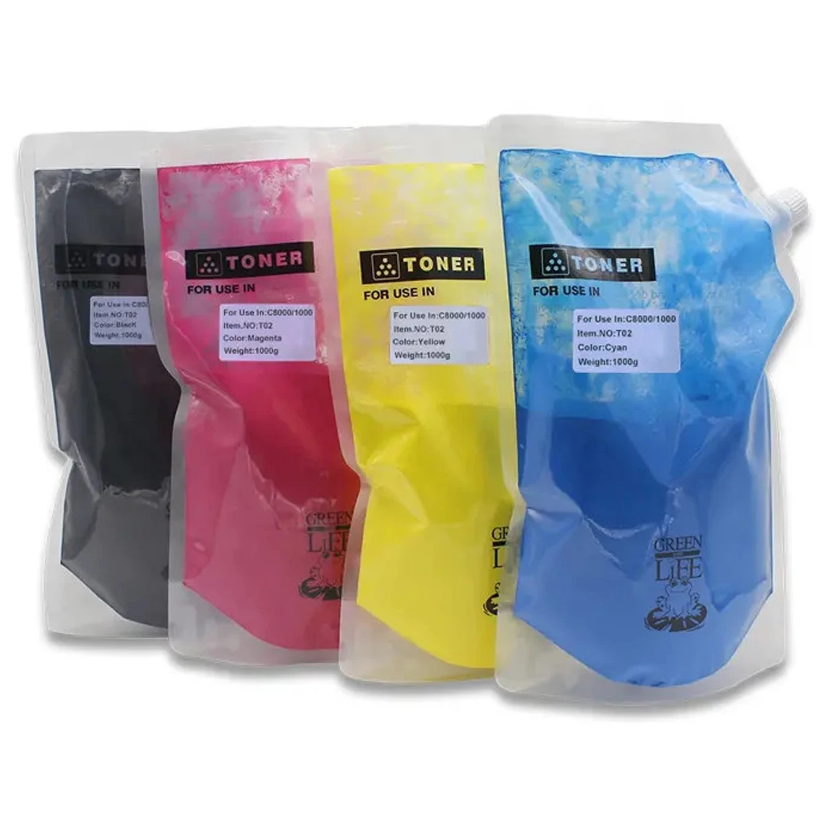

1KG Ink Toner Powder Refill Kits Reset for Sharp DX-38 ST-Y NT-Y T-Y LT-Y GT-Y FT-Y JT-Y XT-Y CT-Y ST-CY AT-Y ST-B NT B T B