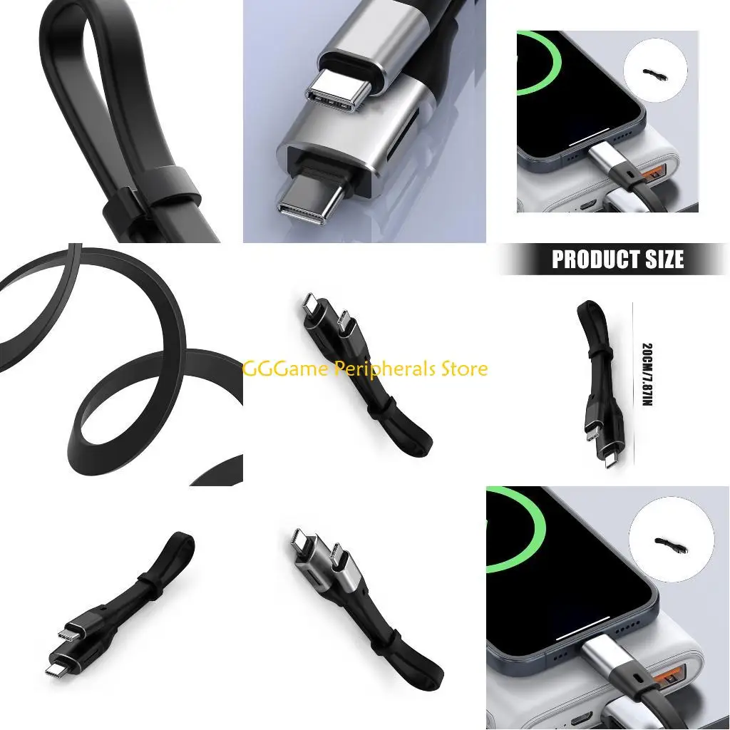 

U55B Tablet USB C Cable 10Gbps Fast Speed Transfer With Charging Port Integration