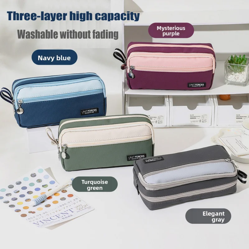 

TOME новая водонепроницаемая высококачественная сумка-карандаш из ткани Оксфорд большой емкости, ценная сумка-карандаш для мальчиков и девочек