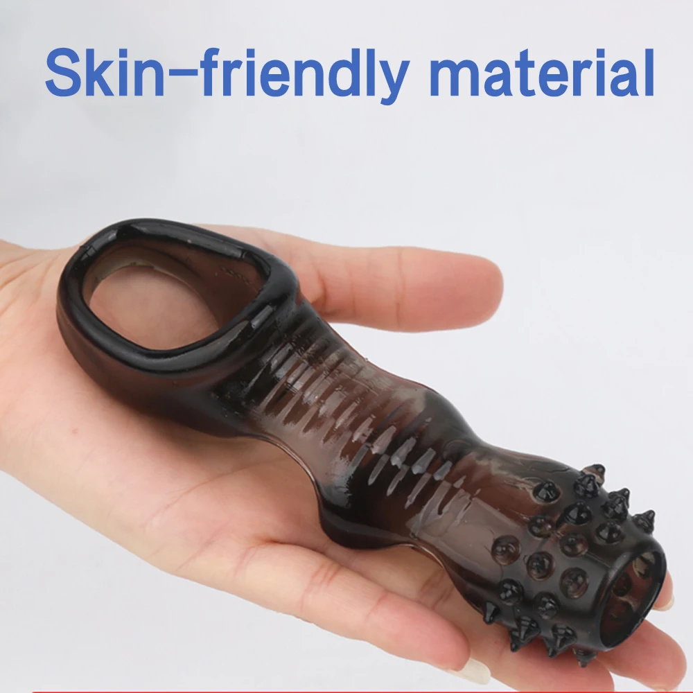 Anel do pénis do silicone reusável para homens, alargamento do galo, ejaculação atrasada, brinquedos do sexo, adultos, pares