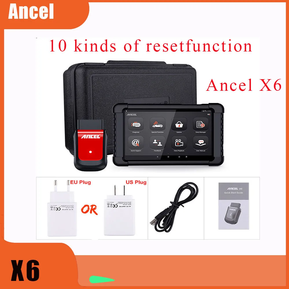 Original obd2 diagnostic scanner Ancel X6 OBD2 Auto Diagnostics Scanner Tool Professional Scanner SRS DPF Car Diagnostic Tools