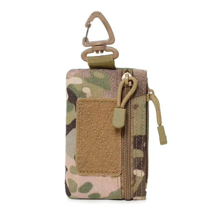 Outdoor Hiking Waist Bag, Daily Casual Waist-Hanging Pouch, Portable Zipper Bag for Coins, Keys&Sundries, Multi-Purpose Storage